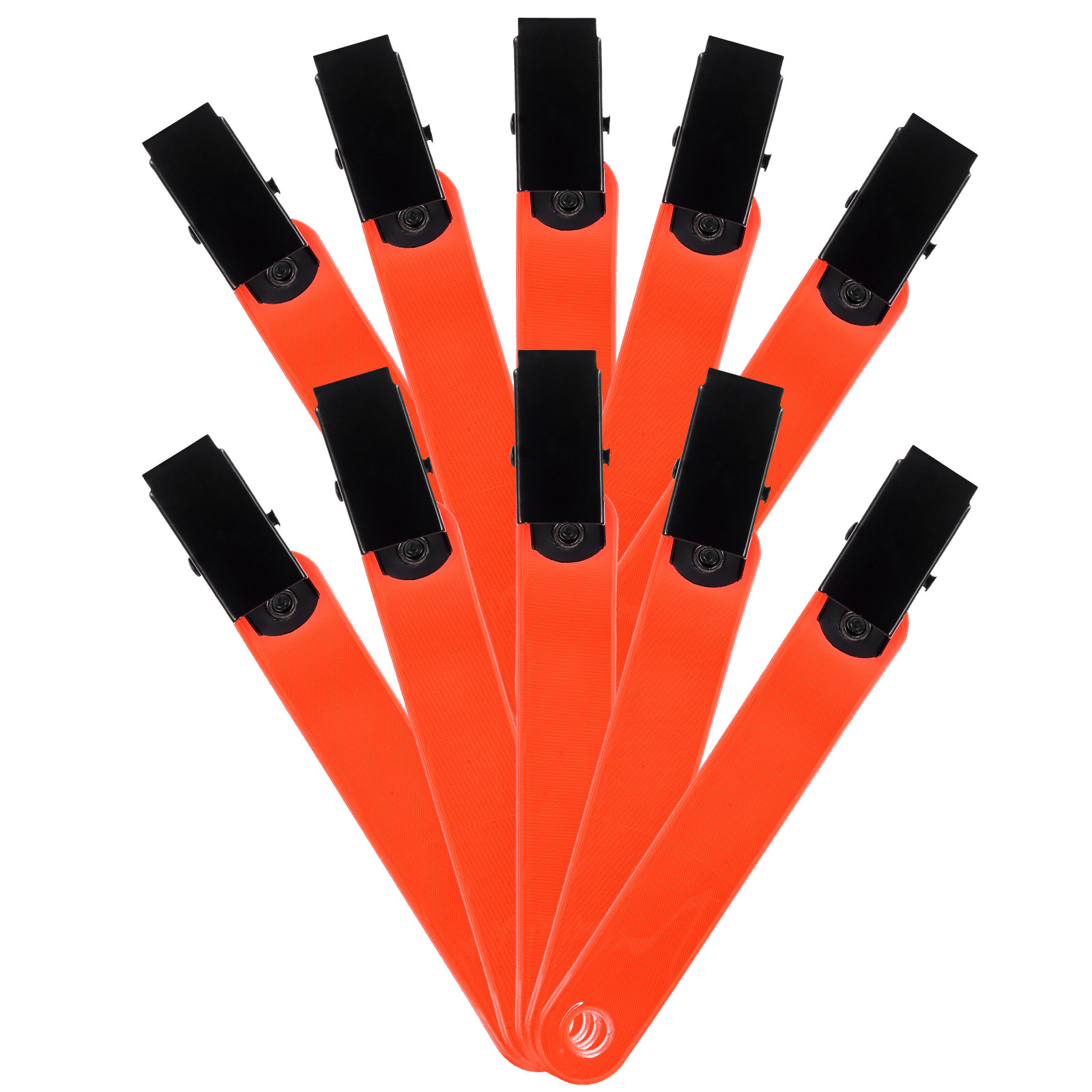 Running Visibility Gear - 12 unidades de bandas reflectantes fluorescentes
