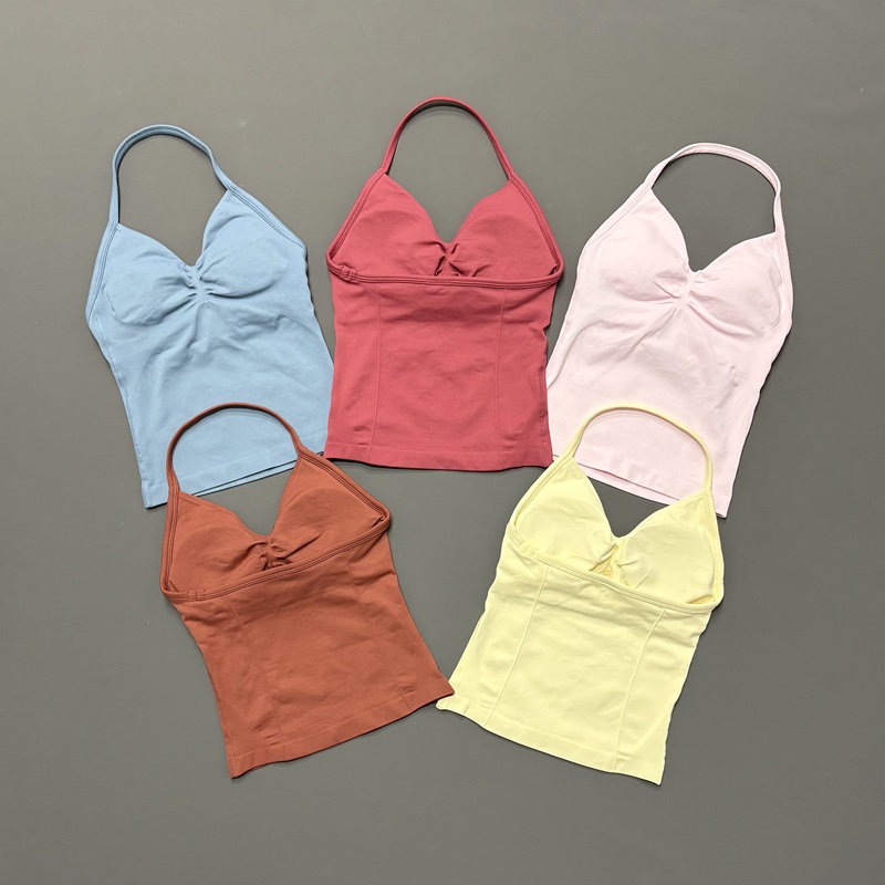 Running Belt - Camiseta Deportiva sin Costuras para Mujer,