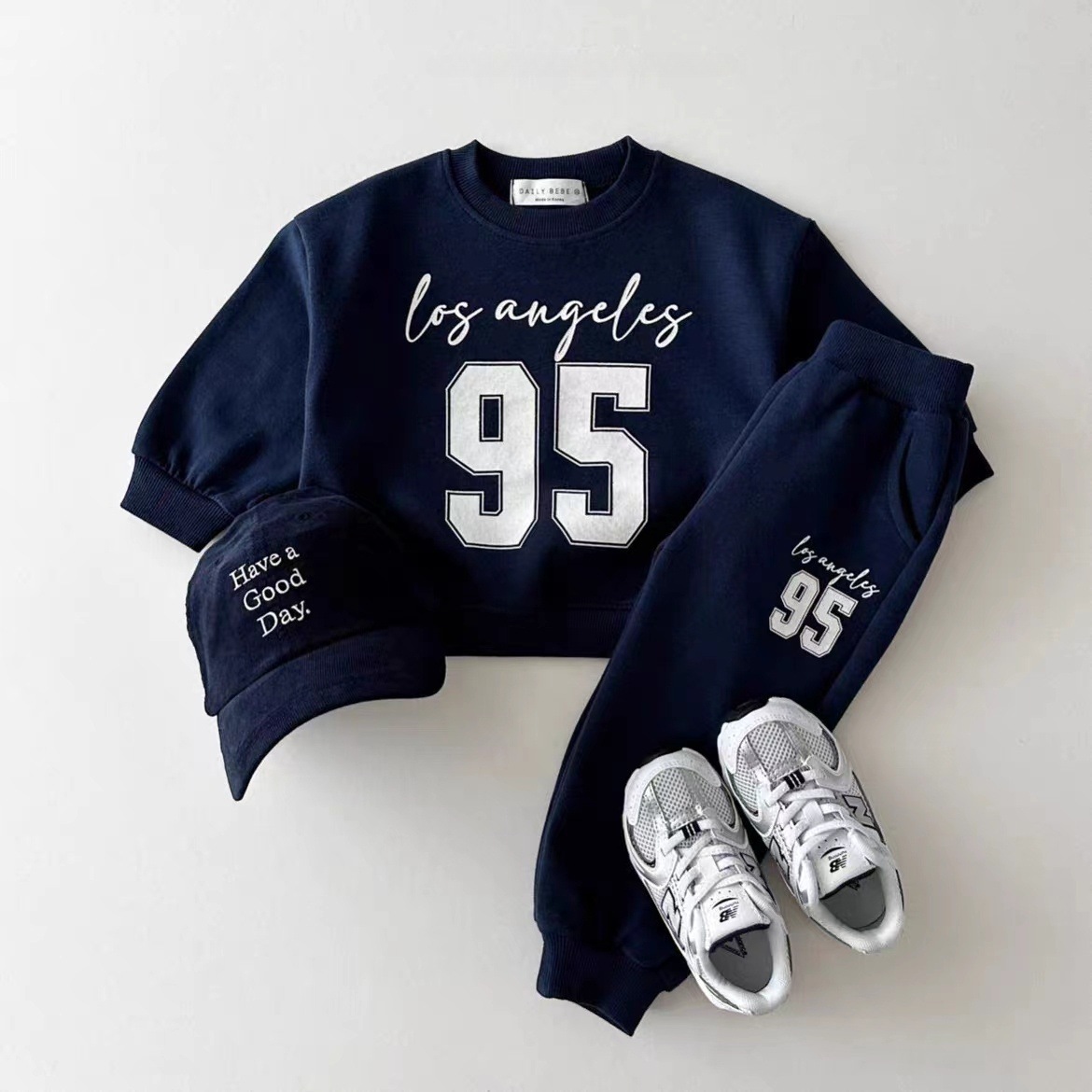 Running Gear Kids - Sudadera con estampado de dígitos para