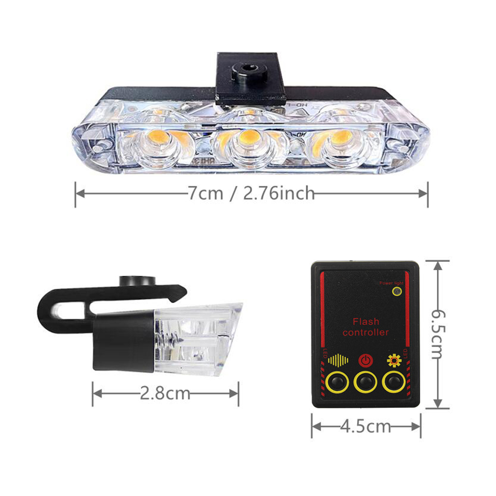 Luz estroboscópica de 12V para - Running Headlamp reseña y precio